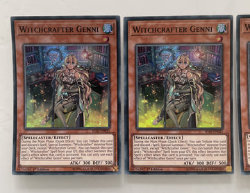 YUGIOH - 3 X WITCHCRAFTER GENNI - IGAS-EN021 - SUPER IGNITION ASSAULT 1ST ED (back)