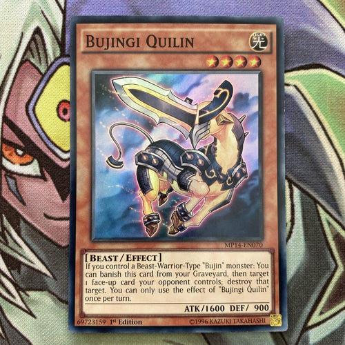MP14-EN070 Bujingi Quilin Super Rare 1st Edition NM Yugioh