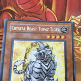 FOTB-EN004 Crystal Beast Topaz Tiger Unlimited Edition Rare Yugioh Card