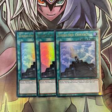 BLRR-EN094 x3 Darklord Contact Ultra Rare Excellent Condition Yugioh