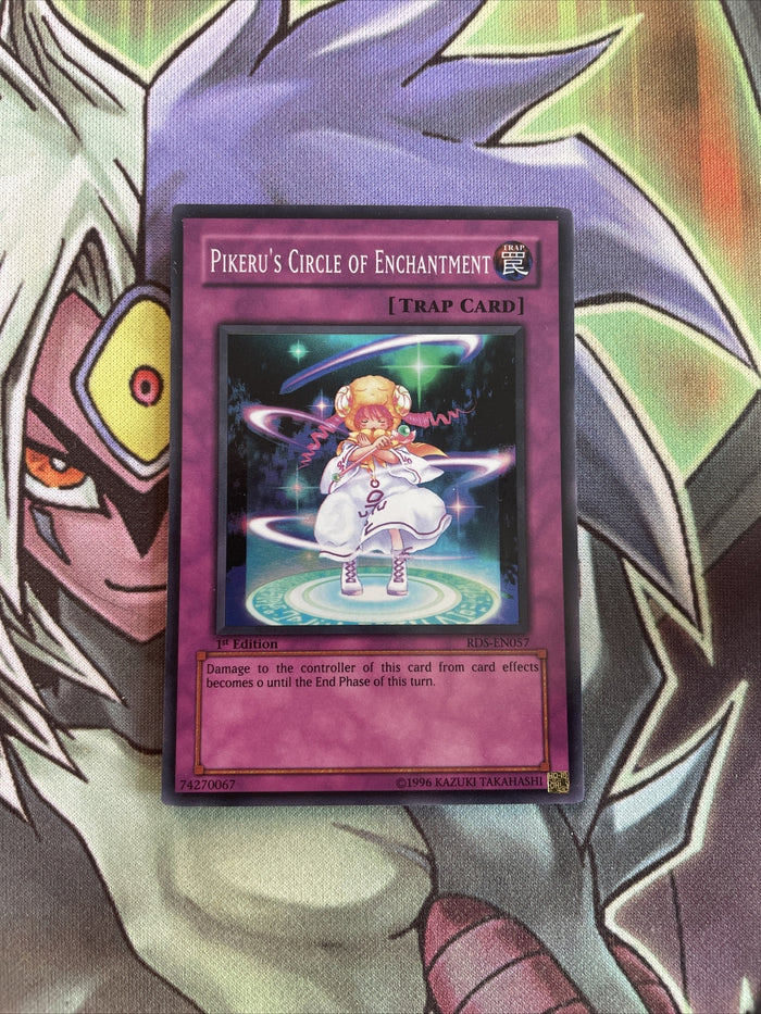 RDS-EN057 Pikeru's Circle Of Enchantment Super Rare 1st Edition NM Yugioh Card