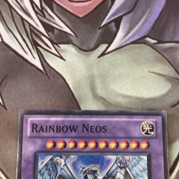 LCGX-EN074 Rainbow Neos | Super Rare Yugioh Card | 1st Edition | Near Mint (back)