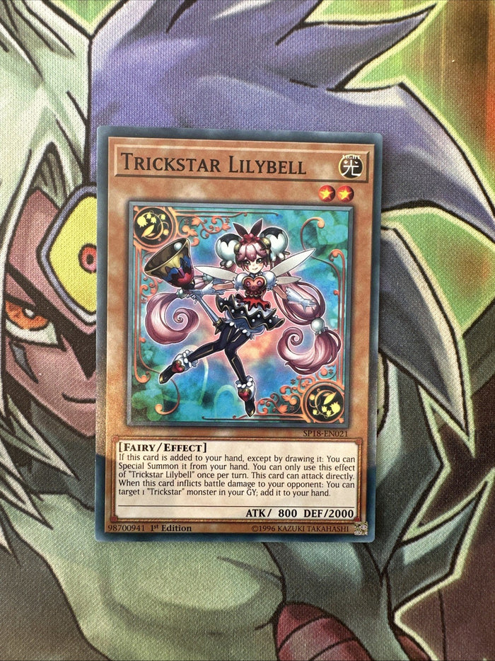 SP18-EN021 Trickstar Lilybell Common 1st Edition NM Yugioh Card