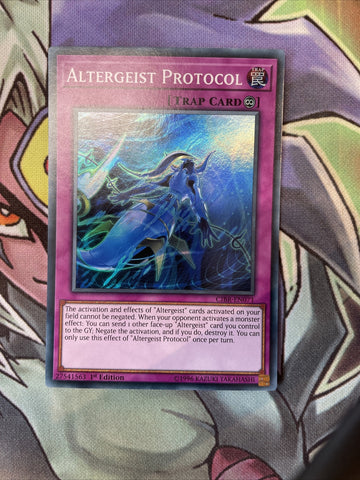 CIBR-EN071 Altergeist Protocol Super Rare 1st Edition NM Yugioh Card