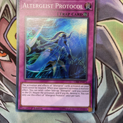 CIBR-EN071 Altergeist Protocol Super Rare 1st Edition NM Yugioh Card