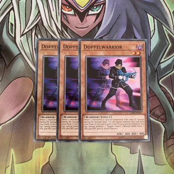 LED6-EN031 x3 Doppelwarrior Common Excellent Condition Yugioh