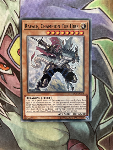 MP19-EN253 Rafale, Champion Fur Hire Common Unlimited Edition NM Yugioh Card