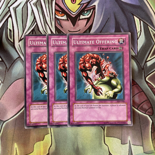 SDP-046 x3 Ultimate Offering Common Excellent Condition Yugioh