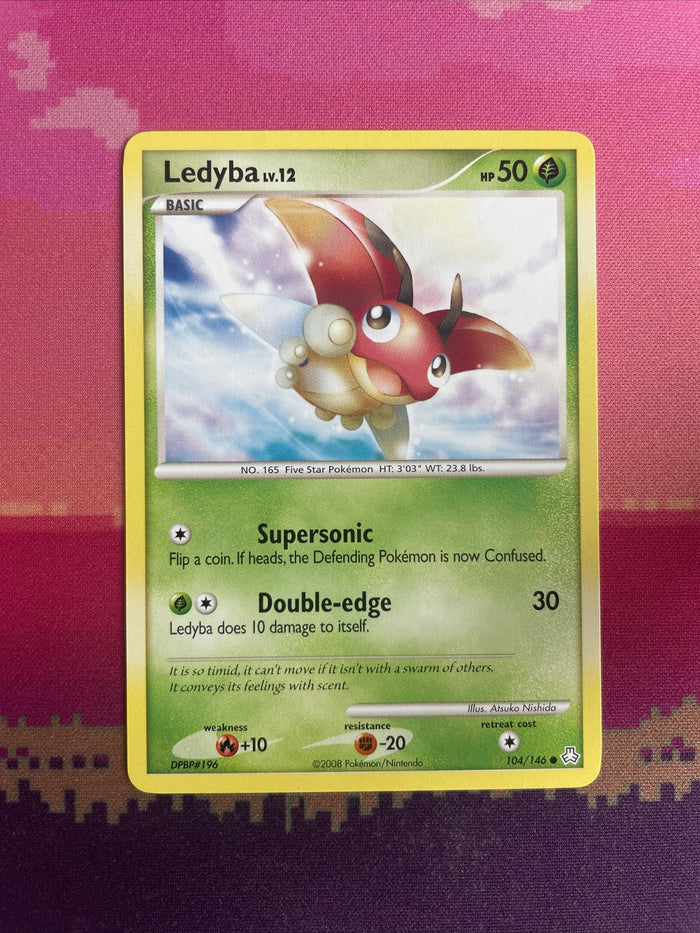 Pokemon Card Ledyba Legends Awakened Common 104/146 Near Mint