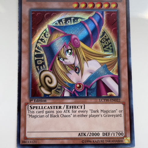 LCYW-EN022 Dark Magician Girl 1st Edition Secret Rare LP Yugioh