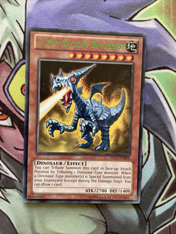 DL17-EN004 Super-Ancient Dinobeast Green Rare UNL Edition NM Yugioh Card