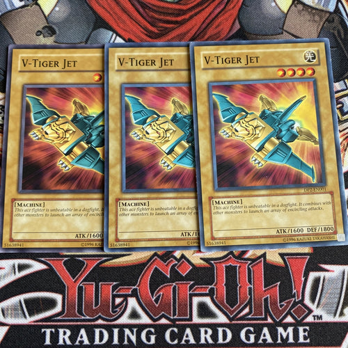 DP2-EN001 x3 V-Tiger Jet Yugioh Playset