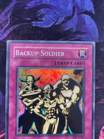 PSV-028/PSV-E028 Backup Soldier - NM yugioh card (back)