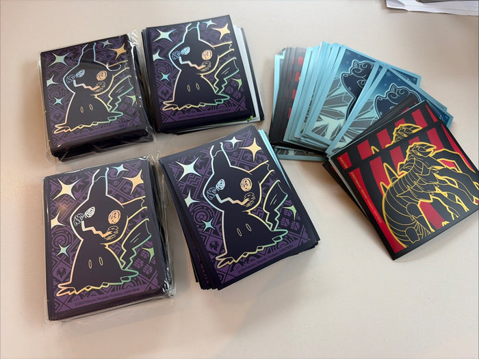 500 Pokemon TCG Card Sleeves Bundle - Super Premium Collection, ETB, Sealed Used