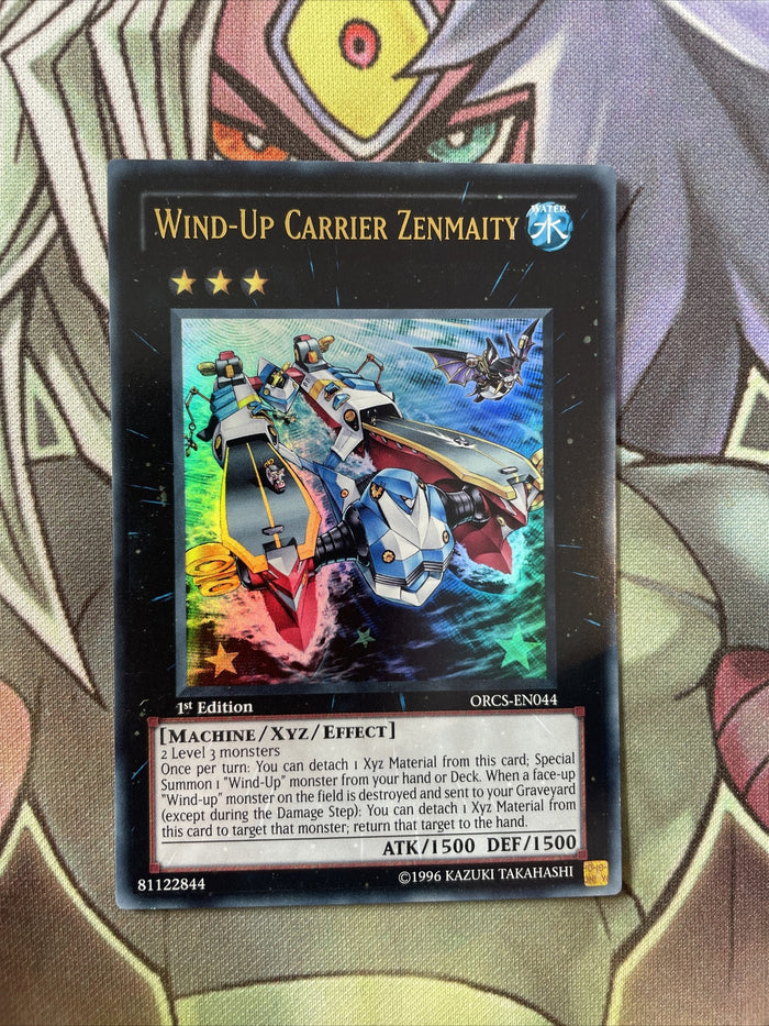 ORCS-EN044 Wind-Up Carrier Zenmaity - Ultra Rare - 1st Edition NM Yugioh Card
