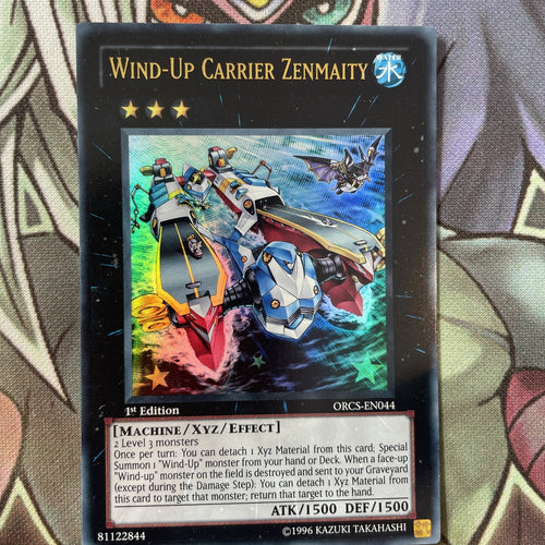 ORCS-EN044 Wind-Up Carrier Zenmaity - Ultra Rare - 1st Edition NM Yugioh Card