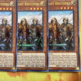 BLRR-EN072 x3 NOBLE KNIGHT BROTHERS YUGIOH CARDS