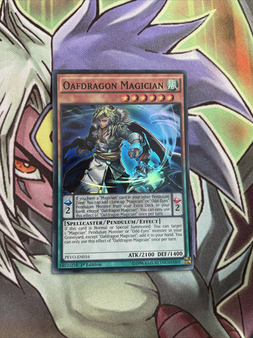PEVO-EN016 Oafdragon Magicain Super Rare 1st Edition NM Yugioh Card