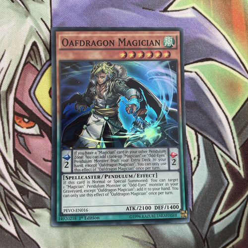 PEVO-EN016 Oafdragon Magicain Super Rare 1st Edition NM Yugioh Card