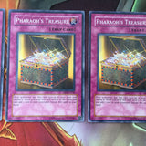 DB2-EN248 x3 Pharaoh Treasure PLAYSET Yugioh