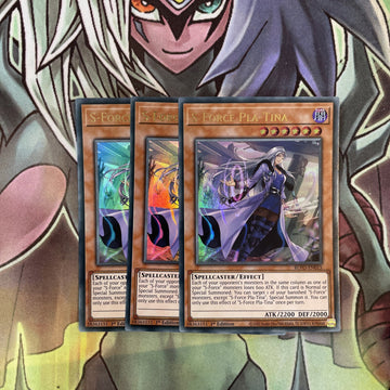 BLVO-EN015 x3 S-Force Pla-Tina Ultra Rrae Excellent Condition Yugioh