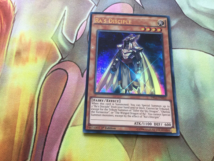 DRL3-EN052 Yugioh CARD RA'S DISCIPLE ULTRA RARE MINT