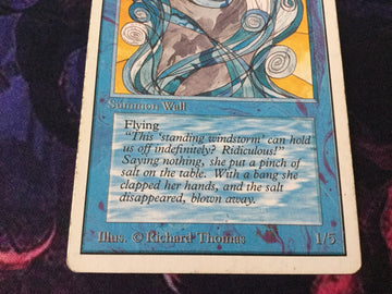 Wall of Air - Unlimited Excellent Magic MTG (back)