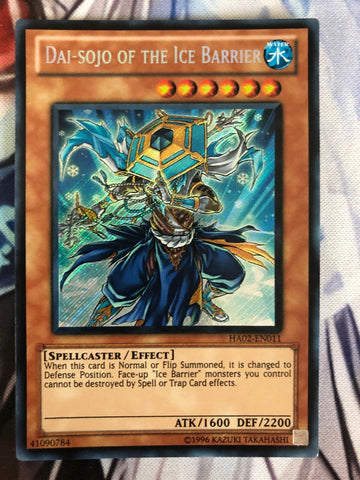 HA02-EN011 Dai-Sojo of the Ice Barrier Secret Rare 1ST ED YuGiOh Card