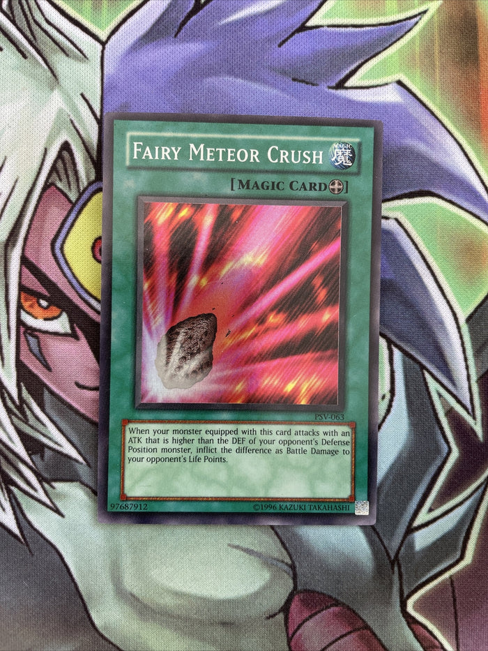 PSV-063 Fairy Meteor Crush Super Rare UNL Edition Near Mint Yugioh Card