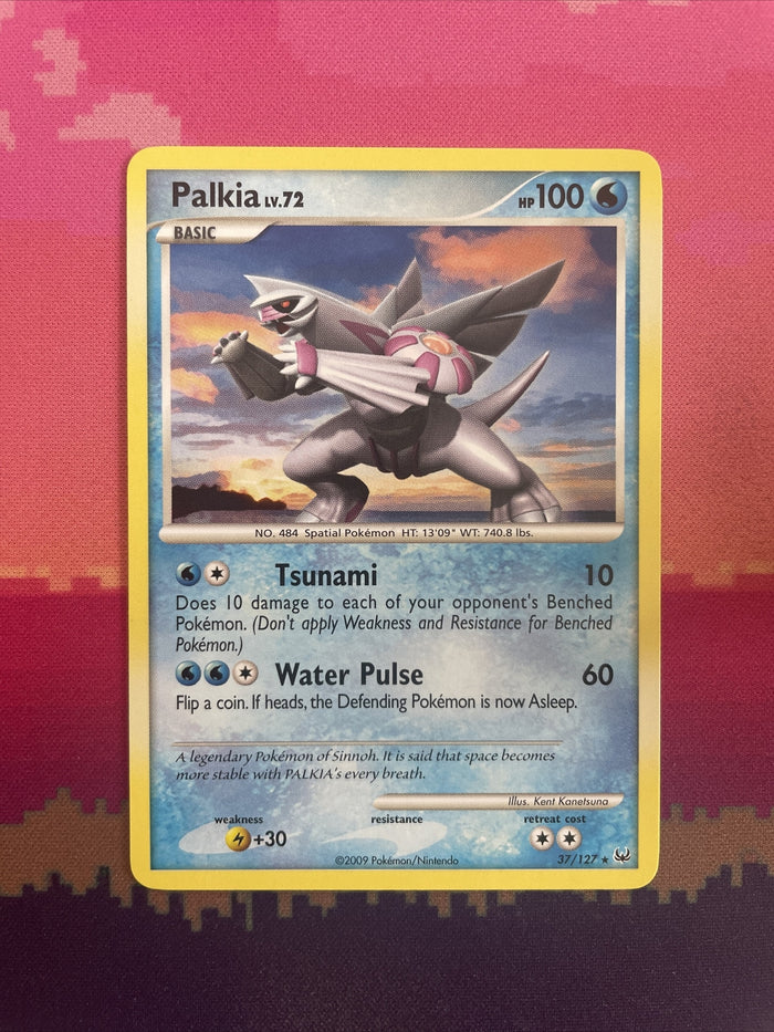 Pokemon Card Palkia Platinum Rare 37/127 Near Mint