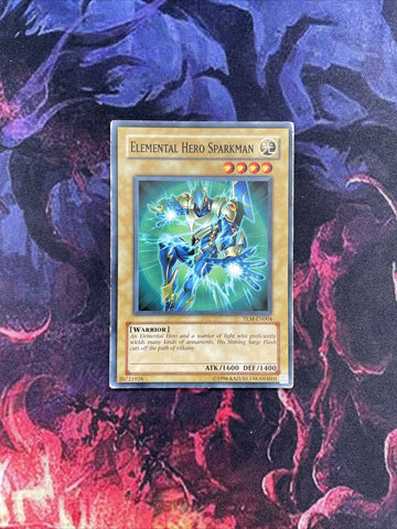 TLM-EN004  Elemental Hero Sparkman unl Edition Common MP Yugioh