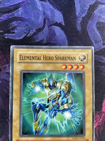 TLM-EN004  Elemental Hero Sparkman unl Edition Common MP Yugioh (back)