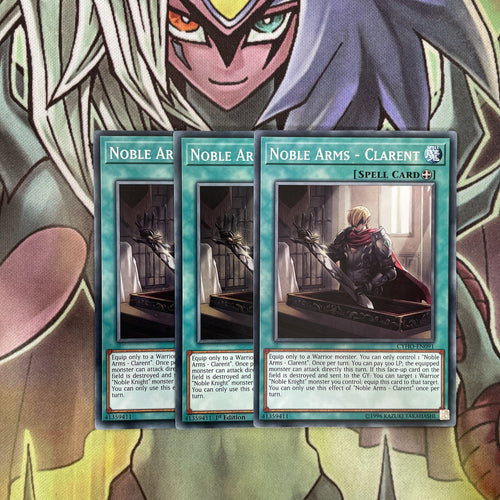 CYHO-EN091 x3 Noble Arms - Clarent Common Excellent Condition Yugioh