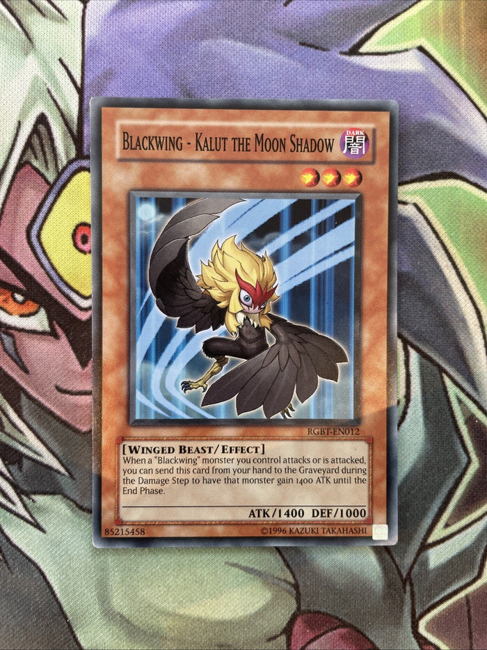 RGBT-EN012 Blackwing - Kalut The Moon Shadow Common Unl Edition NM Yugioh Card