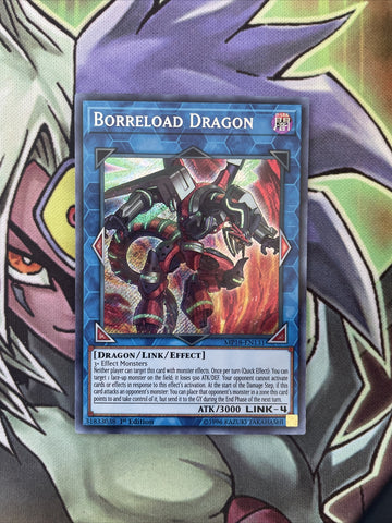 MP18-EN131 Borreload Dragon Secret Rare 1st Edition Near Mint Condition Yugioh