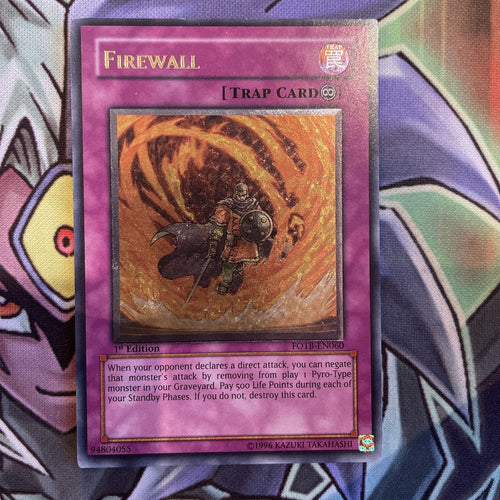 FOTB-EN060 Firewall Ultimate Rare 1st Edition NM Yugioh Card