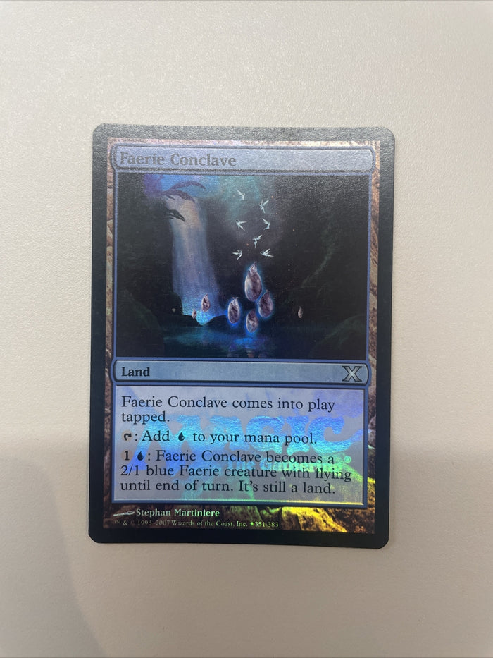 Faerie Conclave - Tenth Edition FOIL Excellent Magic MTG