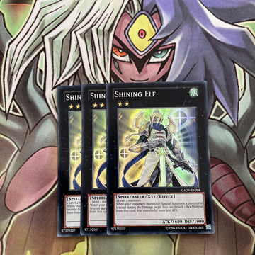 GAOV-EN098 x3 Shining Elf Super Rare Excellent Condition Yugioh