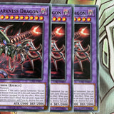 LDS1-EN037 x3 Cyberdarkness Dragon YuGiOh Playset