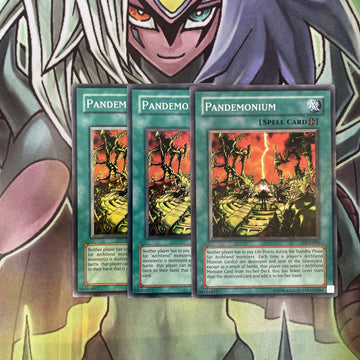 DCR-094 x3 Pandemonium Common Excellent Condition Yugioh