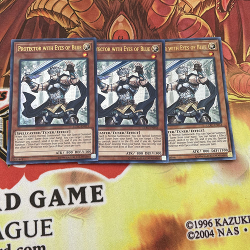 LCKC-EN013 x3 PROTECTOR WITH EYES OF BLUE YUGIOH CARDS