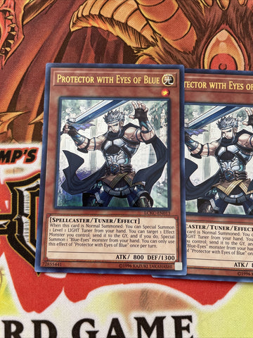 LCKC-EN013 x3 PROTECTOR WITH EYES OF BLUE YUGIOH CARDS (back)