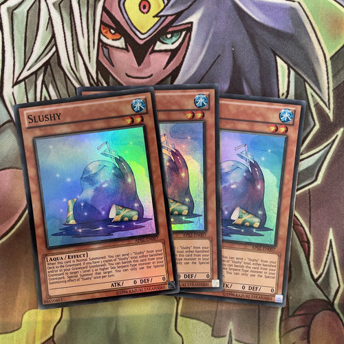 AP02-EN007 x3 Slushy Super Rare Excellent Condition Yugioh