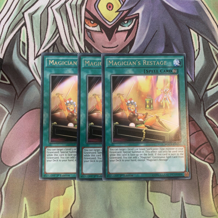 MACR-EN051 x3 Magician's Restage Rare Excellent Condition Yugioh