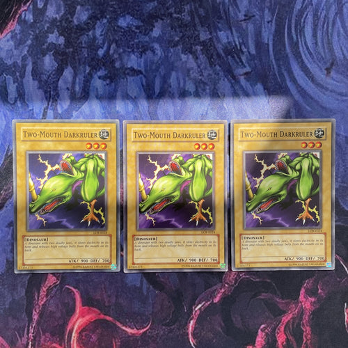 LOB-E024 x3 Two-Mouth Darkruler common Yugioh