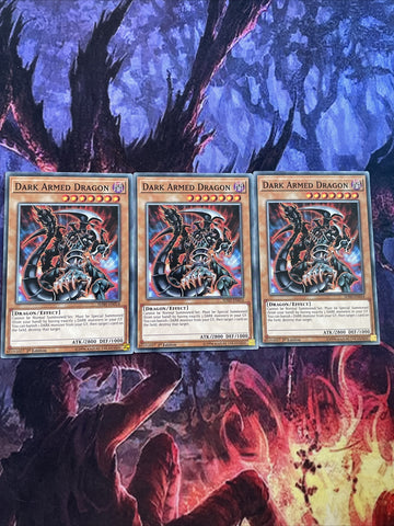 SDSH-EN014 x3 Dark Armed Dragon Common Mint YuGiOh Cards