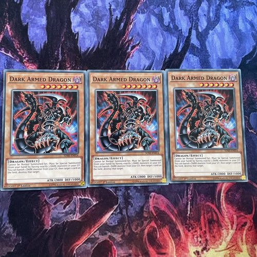 SDSH-EN014 x3 Dark Armed Dragon Common Mint YuGiOh Cards