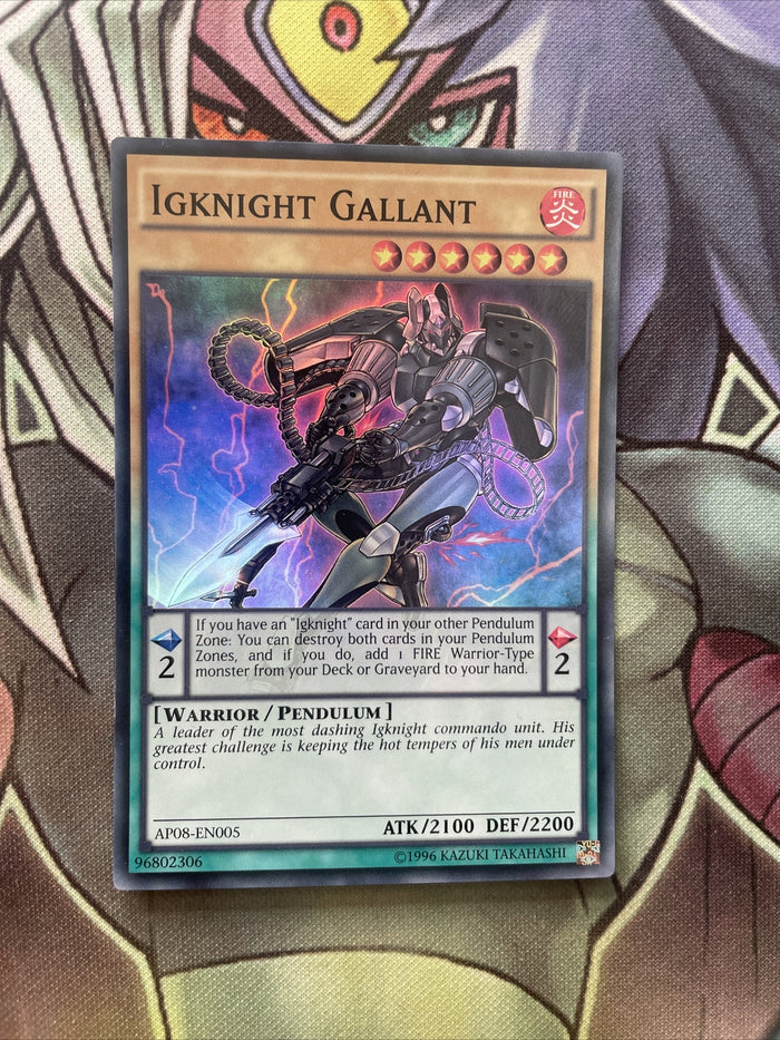 AP08-EN005 Igknight Gallant Super Rare Unlimited Edition NM Yugioh Card
