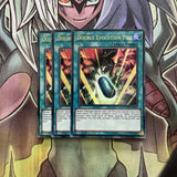 DUOV-EN089 x3 Double Evolution Pill Ultra Rare Excellent Condition Yugioh