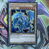 MP22-EN266 Blue-Eyes White Dragon Secret Rare 1st Edition NM Yugioh Card